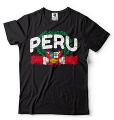 Peru Pride T shirt Peruvian Patriotic T shirt Peruvian Tee Soccer Fan T shirt