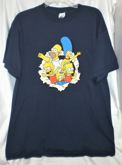 SIMPSONS HOMER AND FAMILY LARGE T-SHIRT NEW gallery