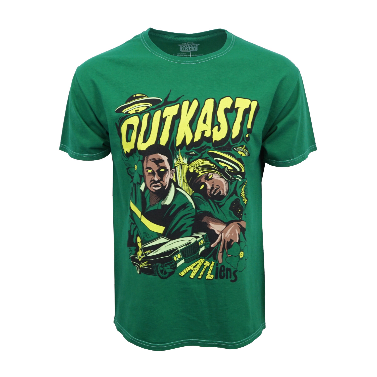 OUT KAST ATLIENS MENS GRAPHIC T SHIRT OVER SIZE TEE
