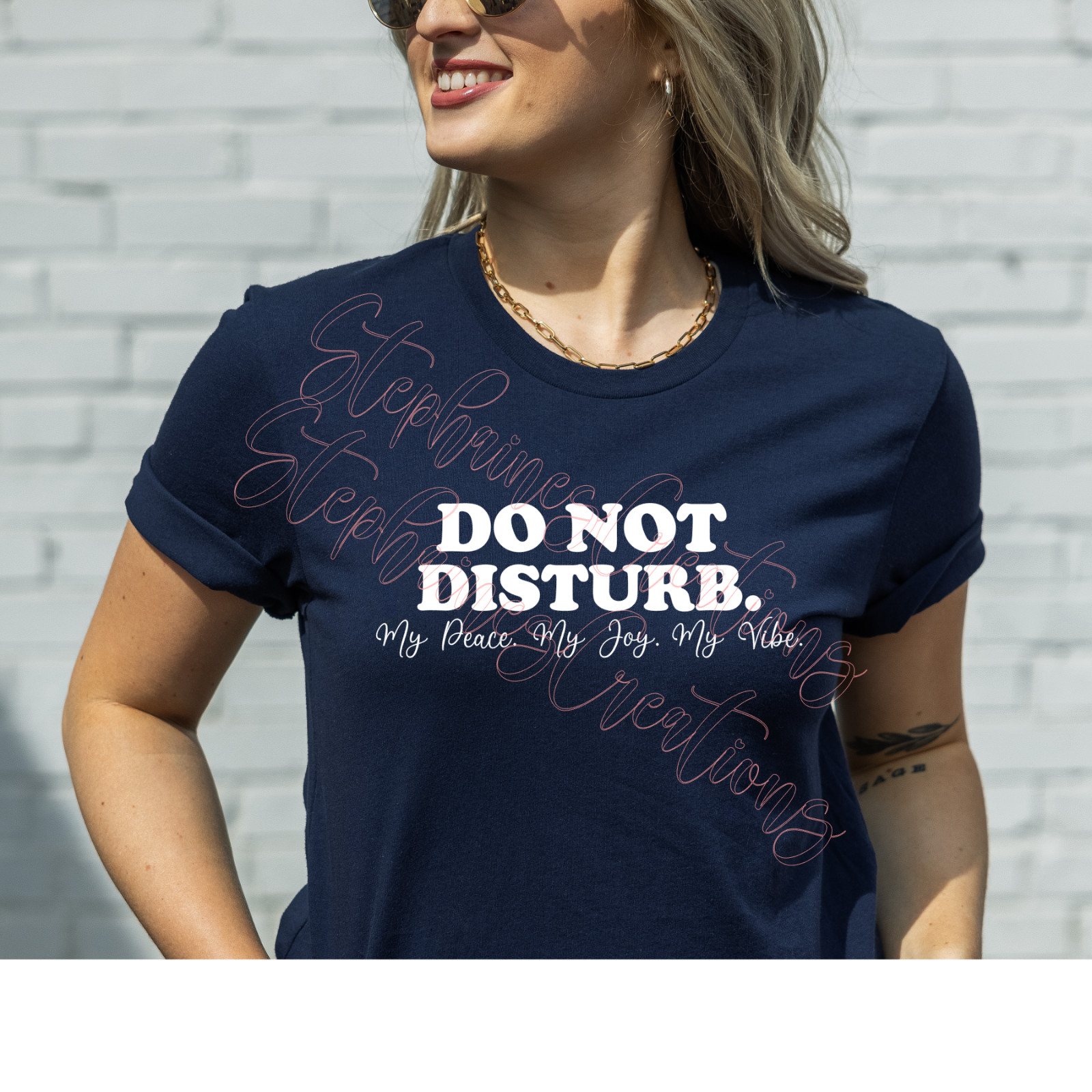 Do Not Disturb My Peace, My Joy, My Vibe T-Shirt Glitter Available! gallery