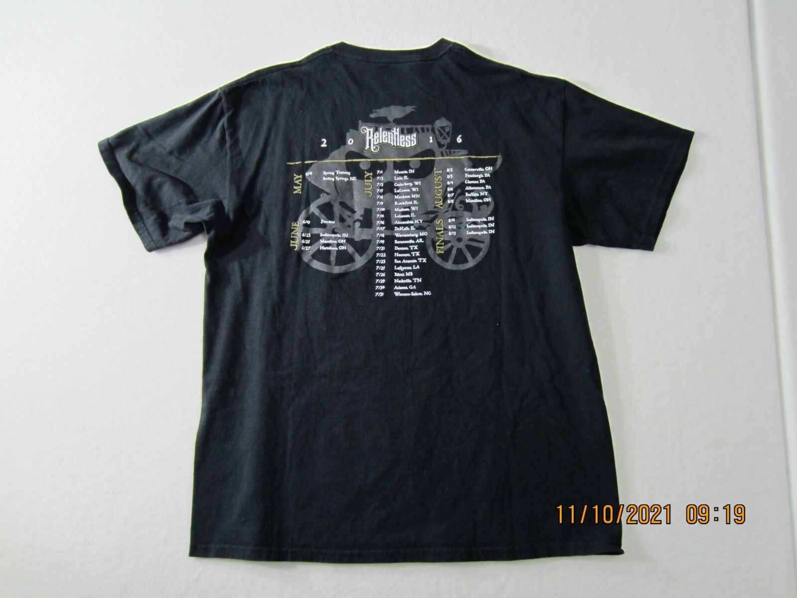 Port & Company Shirt Mens Large Black Relentless Short Sleeve Outdoor Casual Men gallery