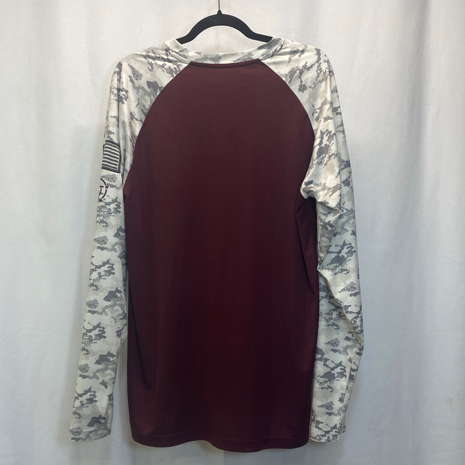 Virginia Tech Hokies Colosseum OHT Military Appreciation Raglan Shirt XL Camo gallery
