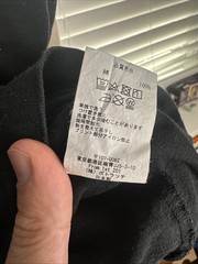 CAV EMPT DESIGN LIGHTER T-SHIRT BLACK Men’s Large Cotton s/s 19 Made In Japan