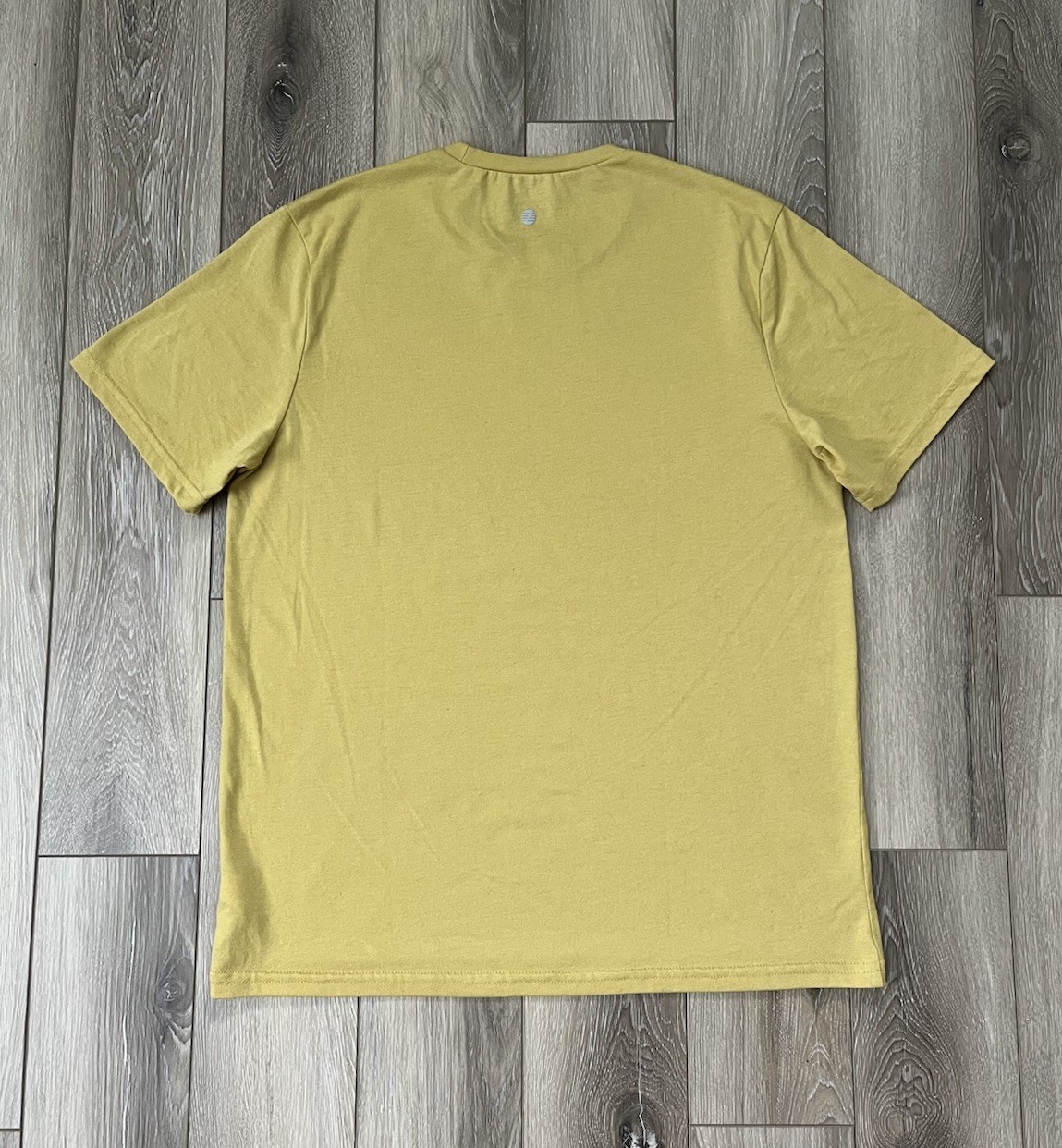 Z By Zella Yellow Crewneck Short Sleeve Tee Mens Sz Medium Polyester Blend gallery
