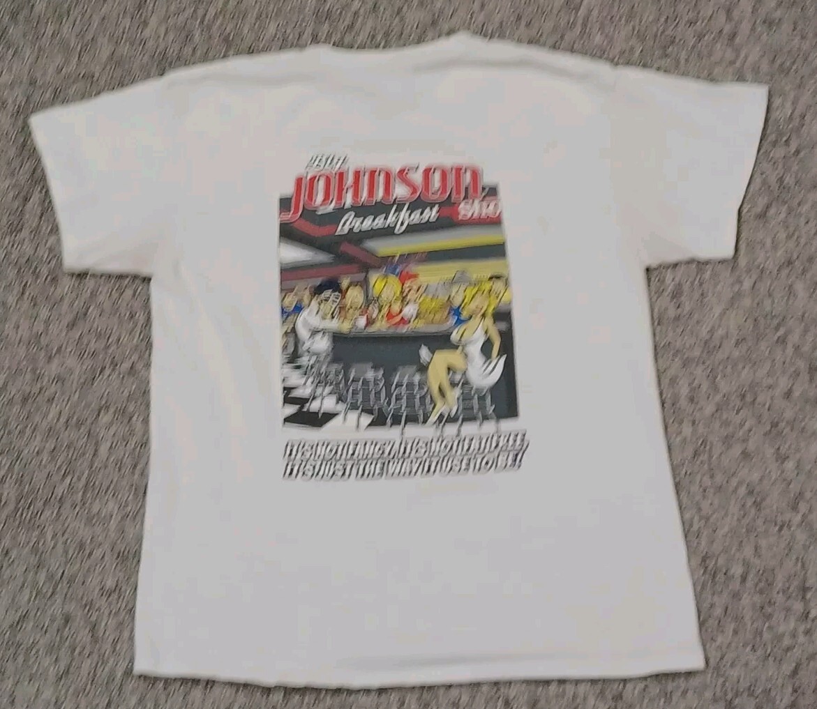 Vintage Big Johnson Breakfast Shorty's Diner T Shirt L gallery