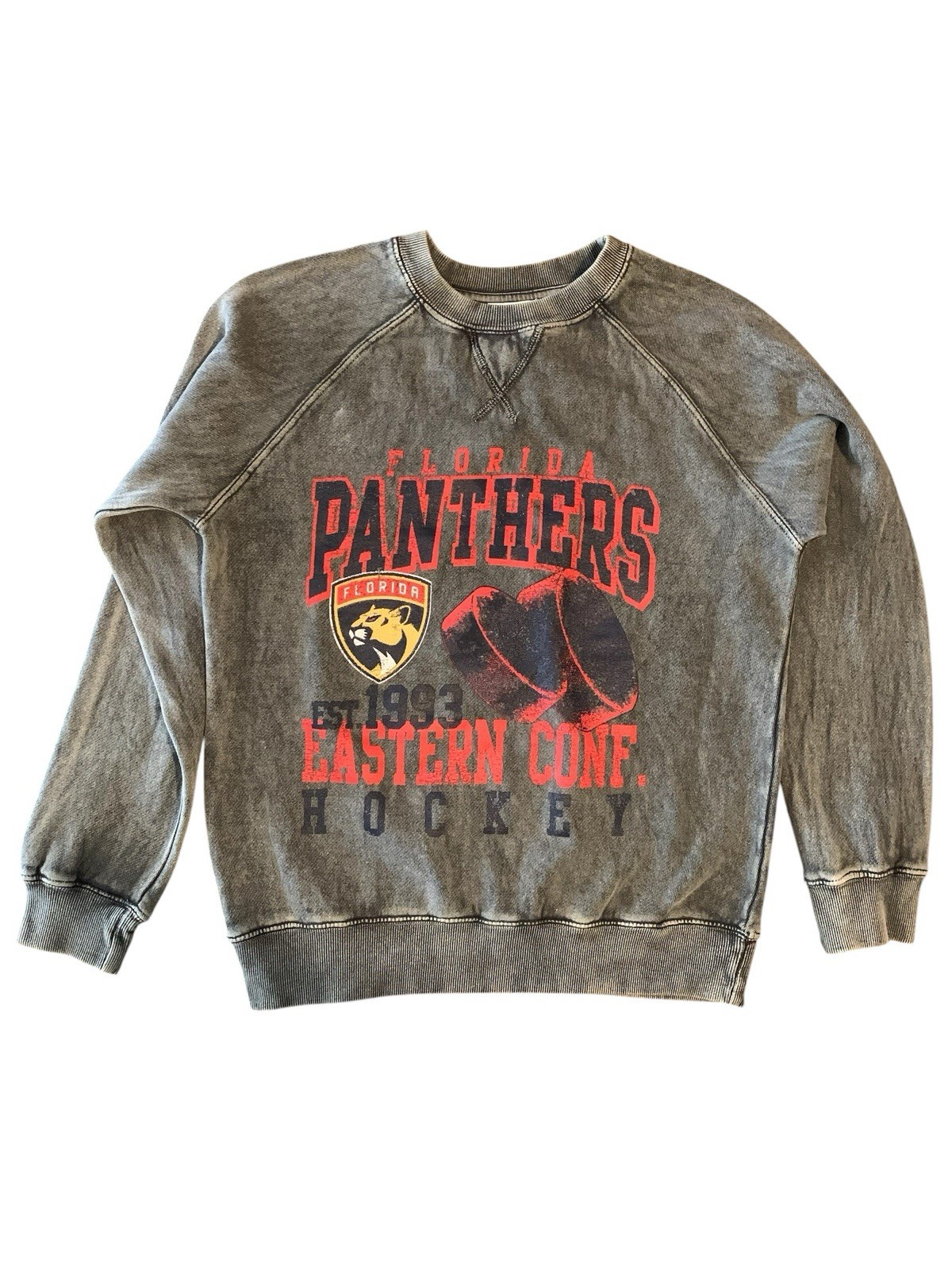Florida Panthers Sweater Youth Size M Pullover Long Sleeve Crewneck Sweatshirt gallery