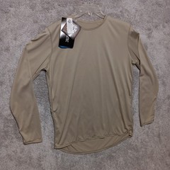 US Army Shirt Medium Beige Gen III Cold Weather Undershirt Military Base Layer