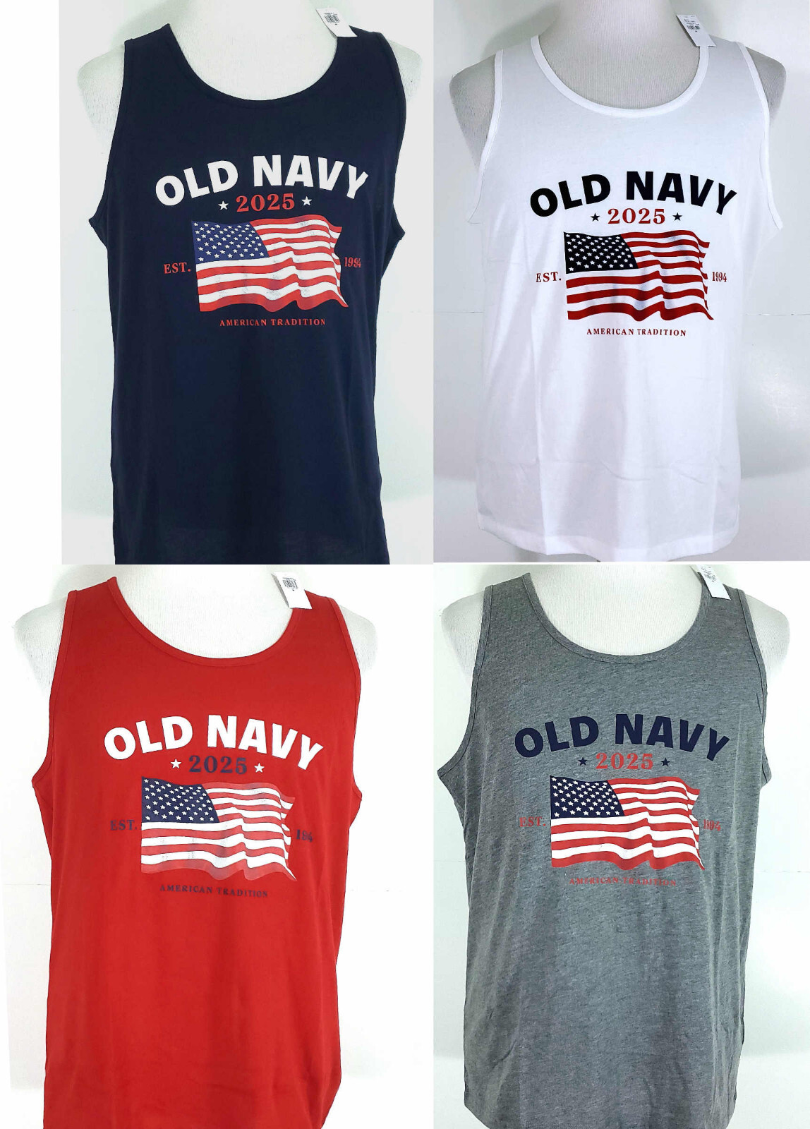 Old Navy Tank Top Graphic Scoop Neck Sleeveless Size S-4XL