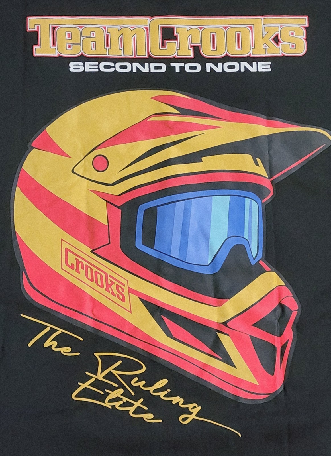 Crooks & Castles T-Shirt Men's Sz Large Crooks Racing Second To None Team Tee gallery