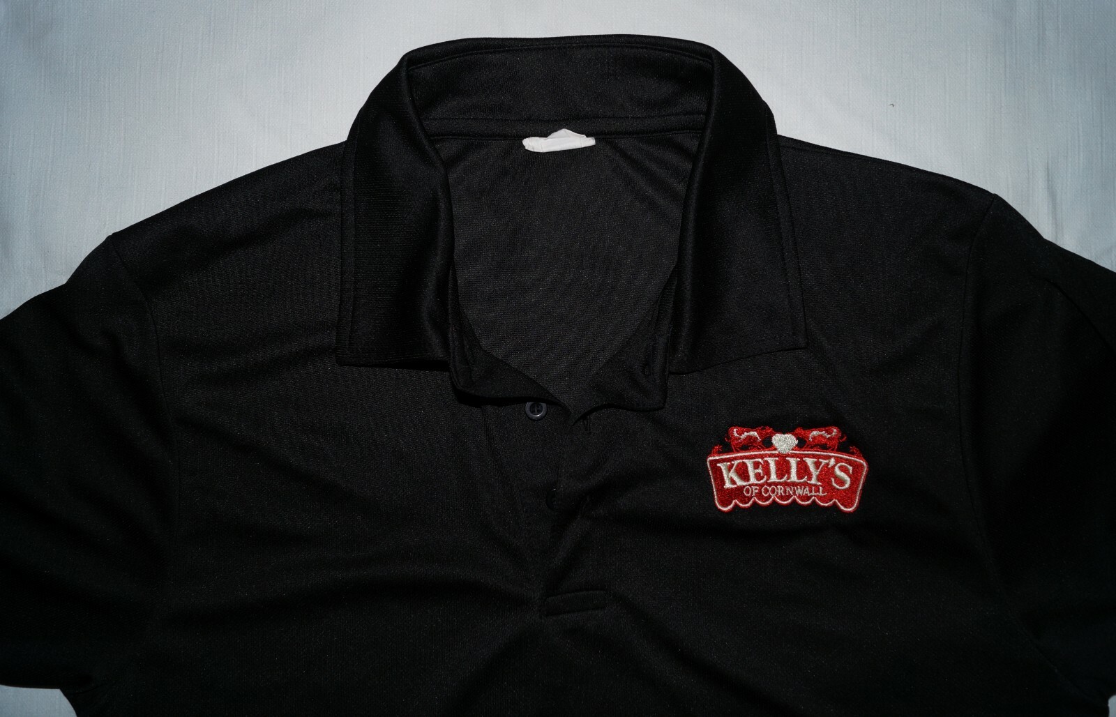 KELLY'S OF CORNWALL Mens Black t-shirt ICE CREAM Nestle Cadbury Awdis, Size M gallery