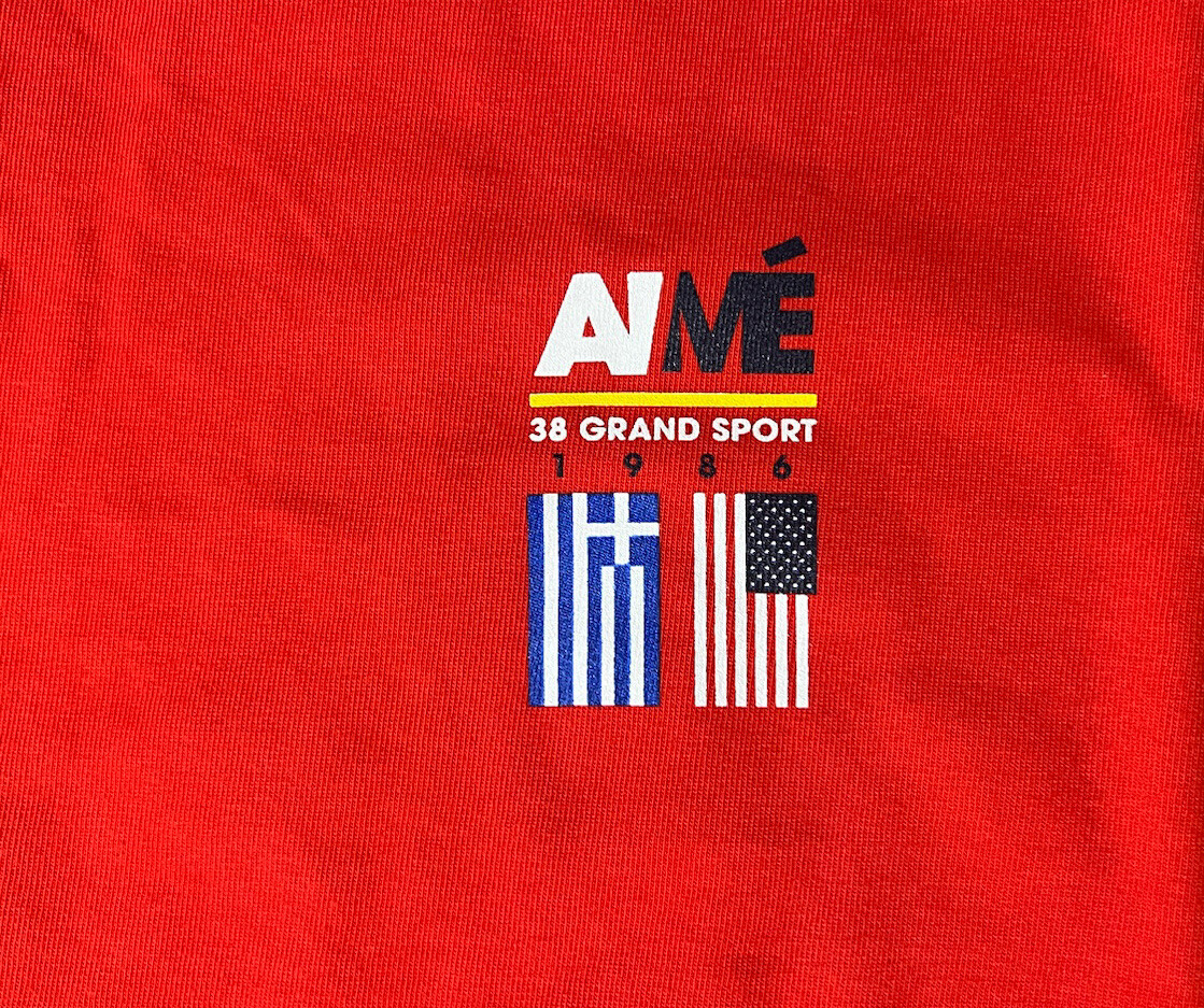 Aime Leon Dore ALD 38-GS Offshore Long-Sleeve Tee 1986 Technohull Red Size XL gallery