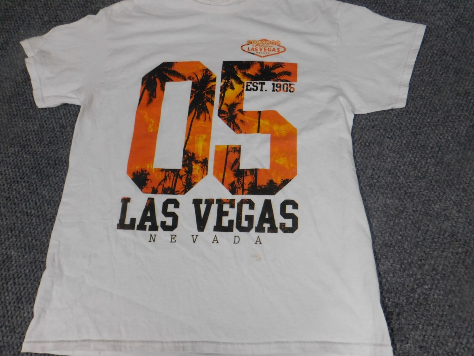 Las Vegas Mens Shirt Large White workout lifting gallery