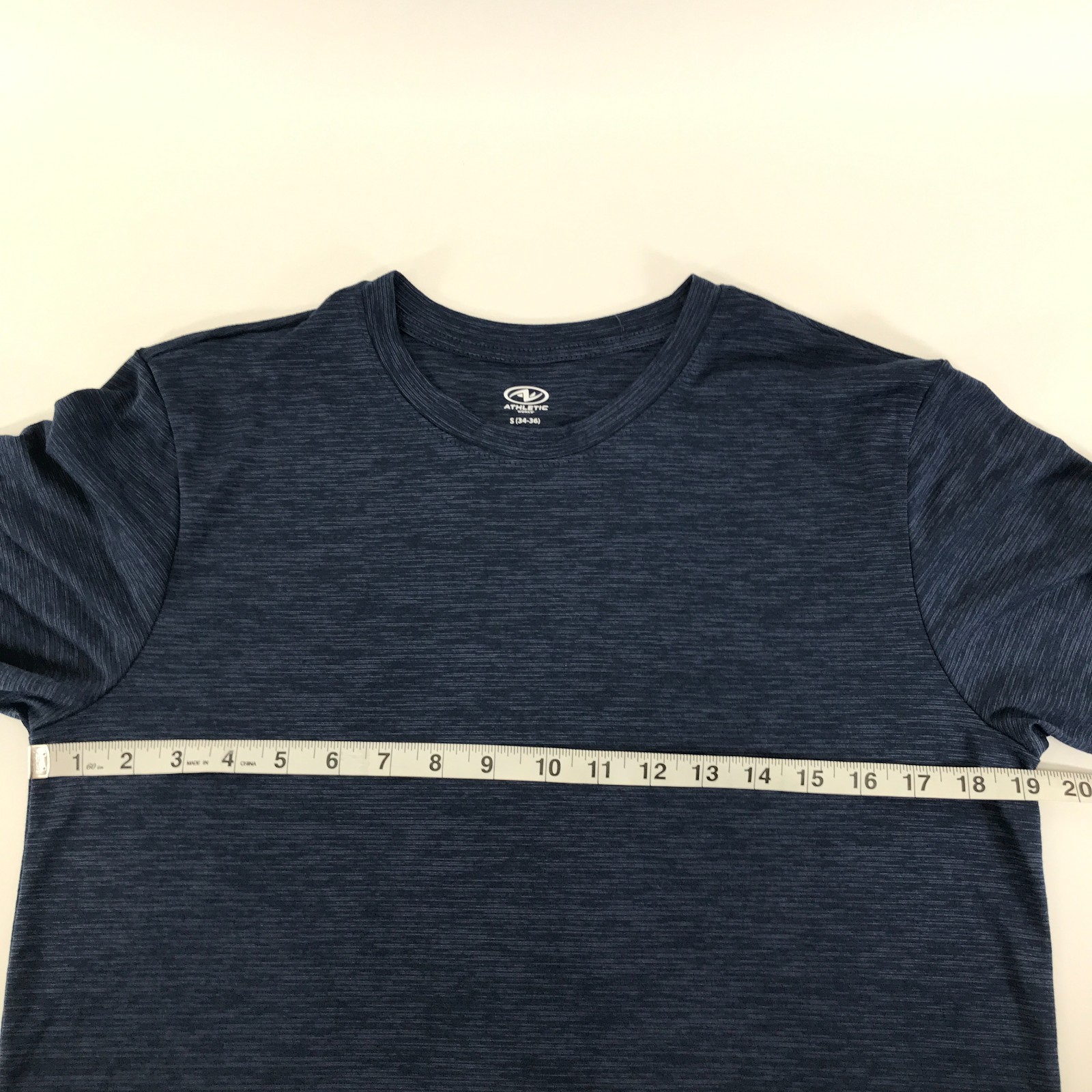 Athletic Works DriWorks Crew Neck T-Shirt Men's Small Moisture Wicking Active gallery