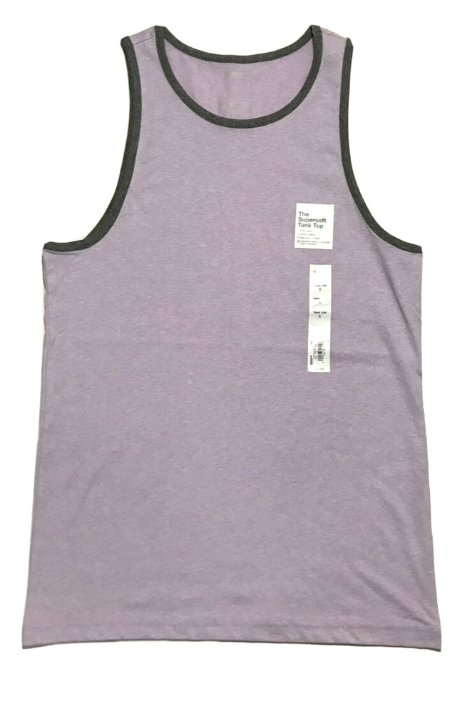 SONOMA Supersoft Stretch Tank Top-Tag Free-Lilac Purple – Men’s Size S NEW