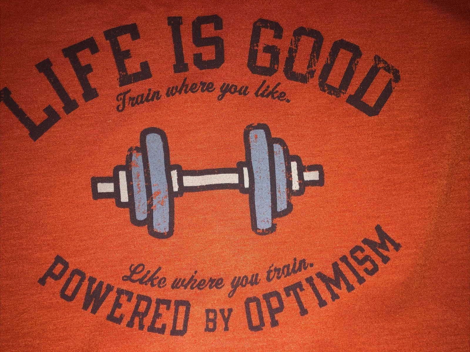 Good Move by Life is Good Men's XXL Powered by Optimism Semi Fitted T-shirt gallery
