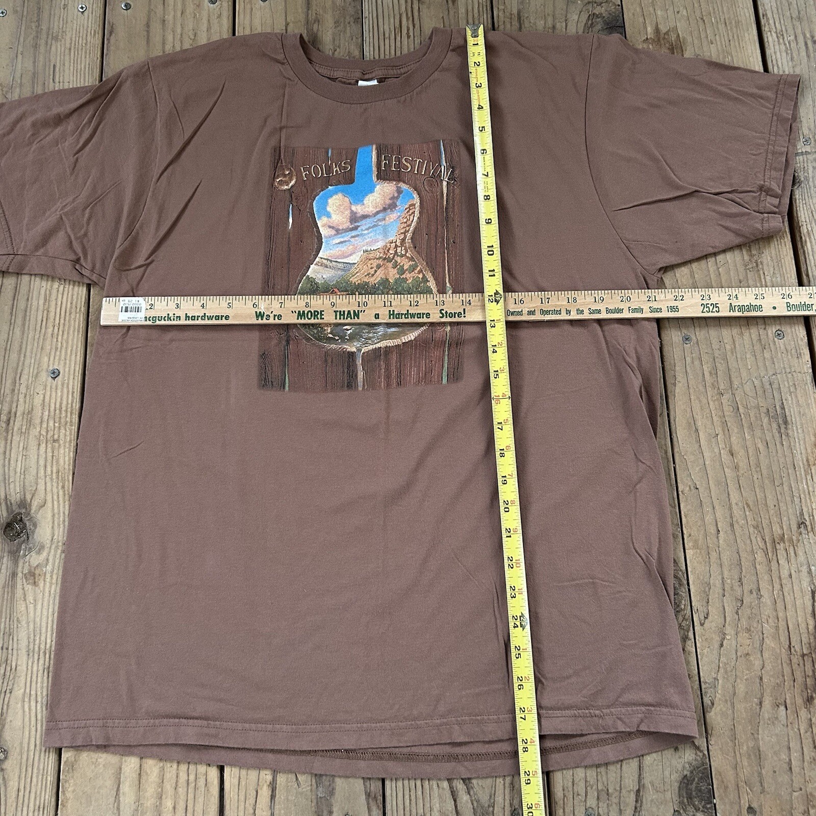 2011 21st Annual Rocky Mountain Folk Festival T Shirt Size XL Organic Cotton gallery
