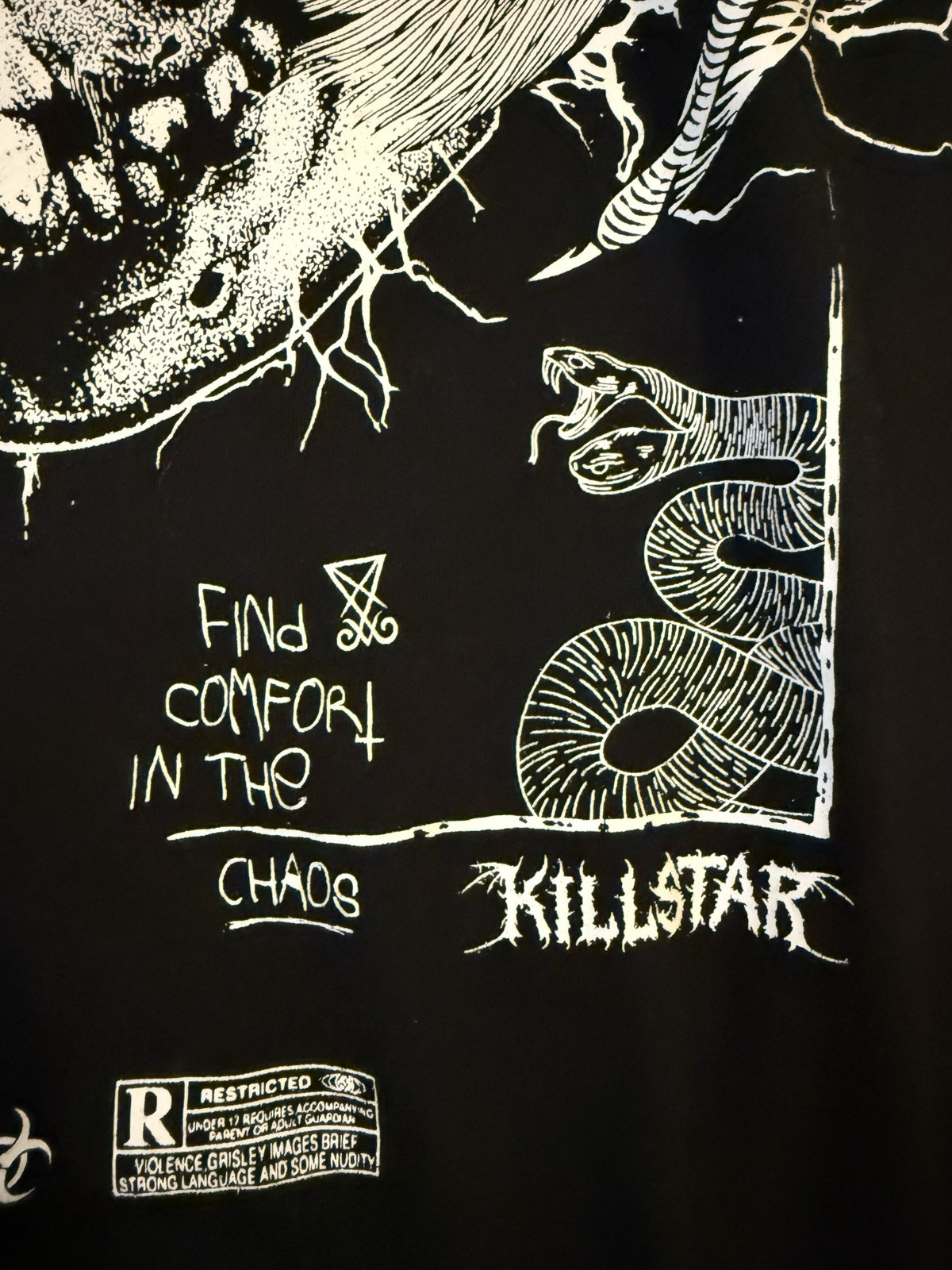 Killstar Raise Hell Black Short Sleeve T-shirt Men’s Sz L gallery