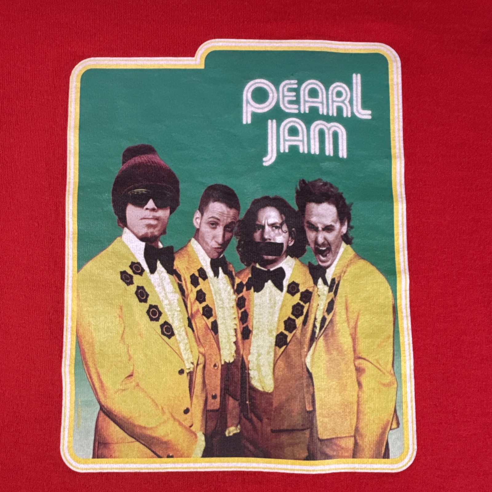 Vintage Pearl Jam Shirt Mens XL Spin Ten Club Band Tee Single Stitch gallery