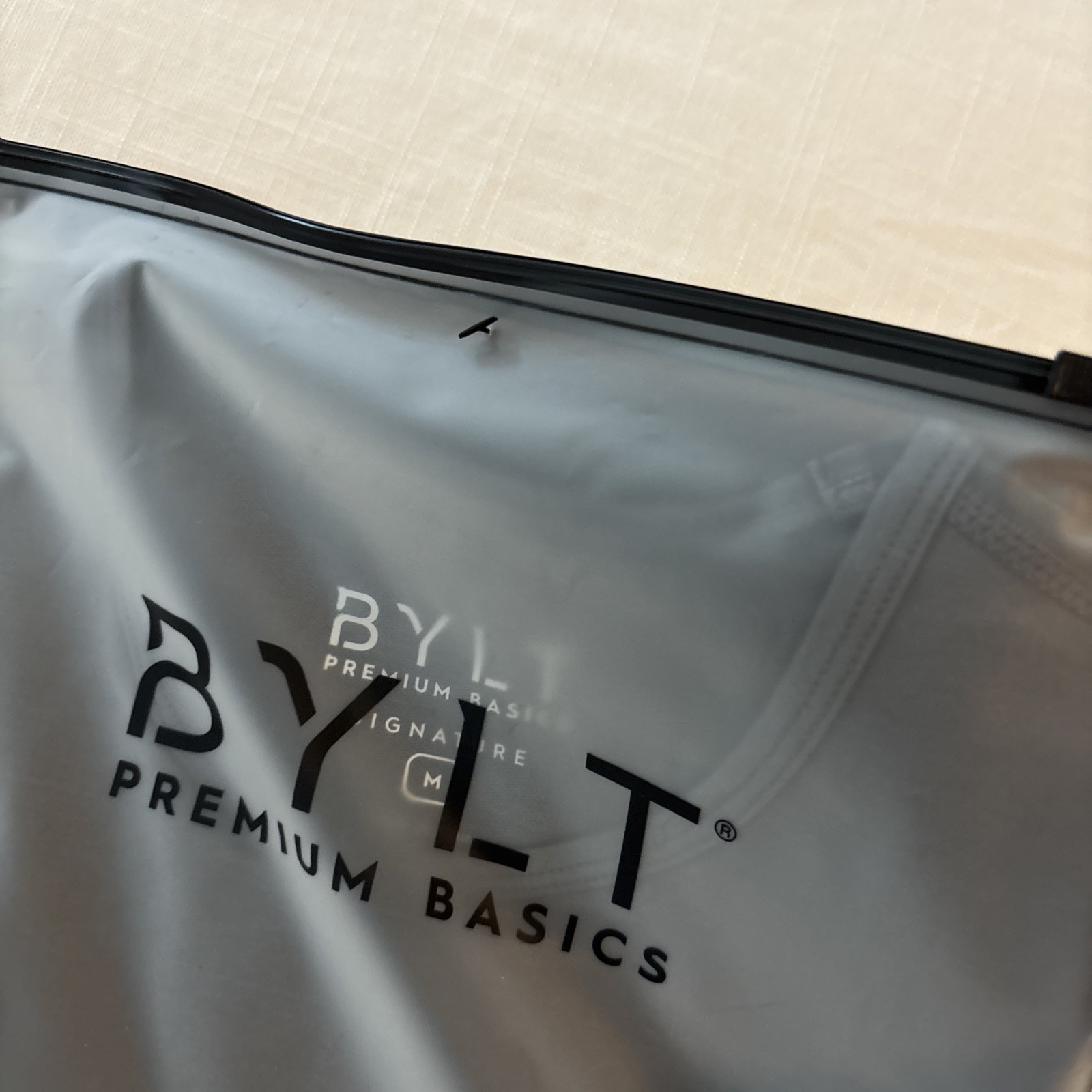 BYLT Premium Basics T-Shirt Mens M Drop Cut S/S Bylt Blend Signature Charcoal gallery