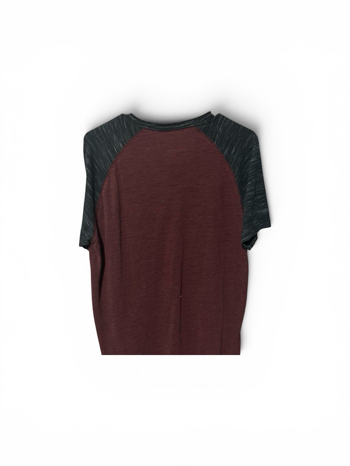 Henley Button Mens red And Black Shirt gallery