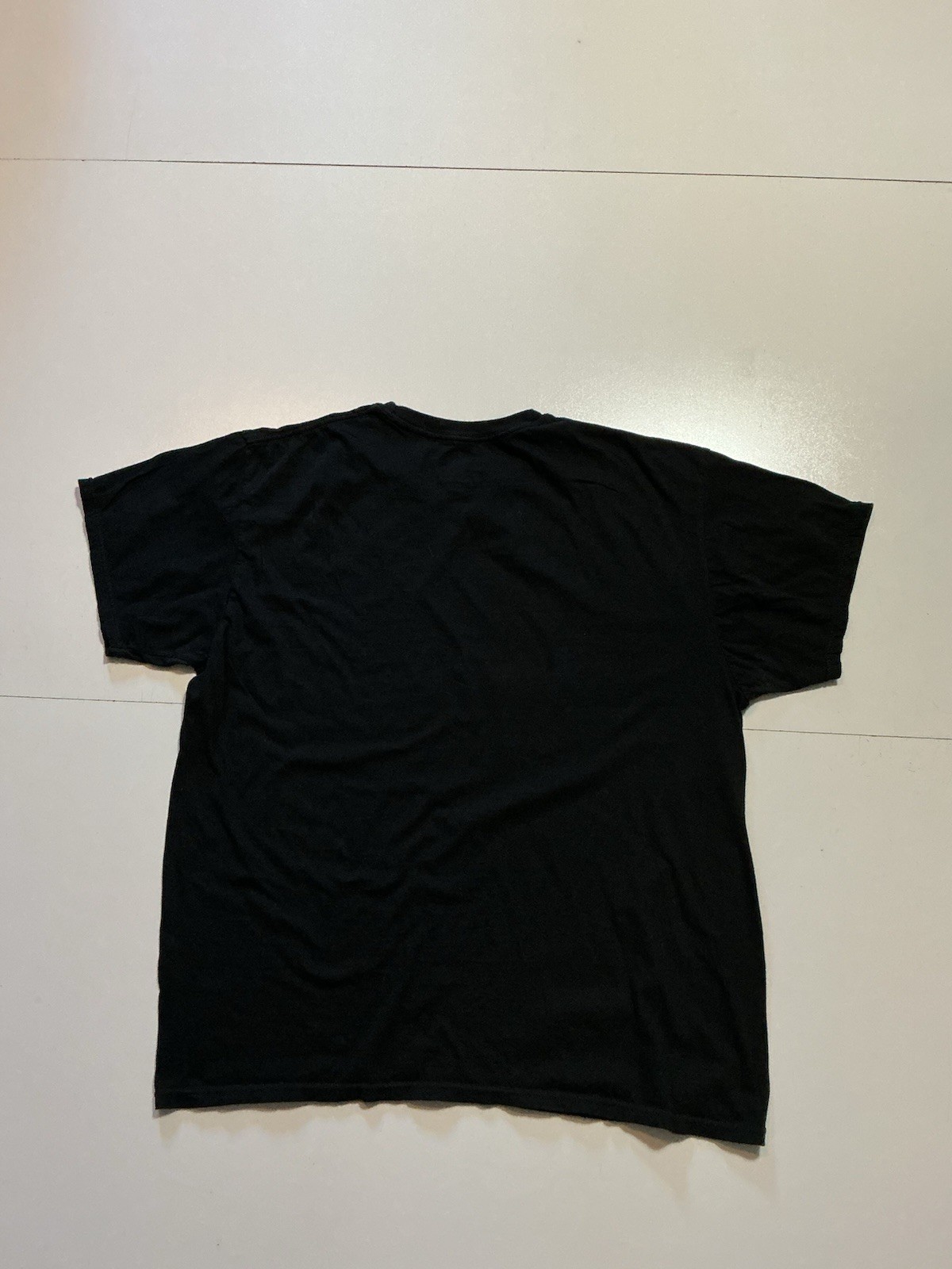 Hanes X Supreme Black Blank Essential Logo Short Sleeve Crewneck T-Shirt Sz. L gallery