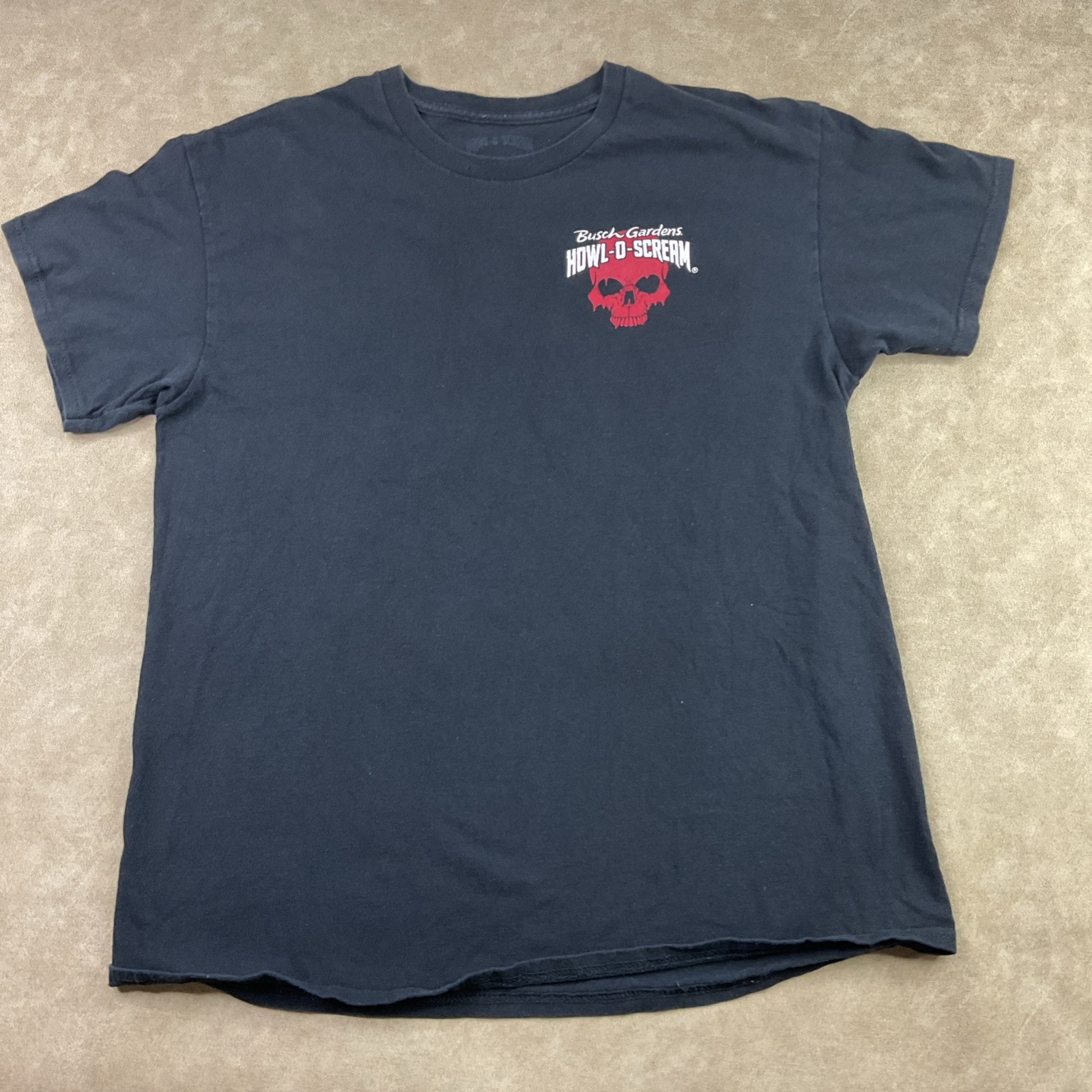 Busch Gardens Howl O Scream T-Shirt Sz L Halloween The Forgotten Graphic Tee gallery