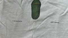 Vintage 1992 Liberty Graphics Monarch butterfly metamorphosis T-shirt
