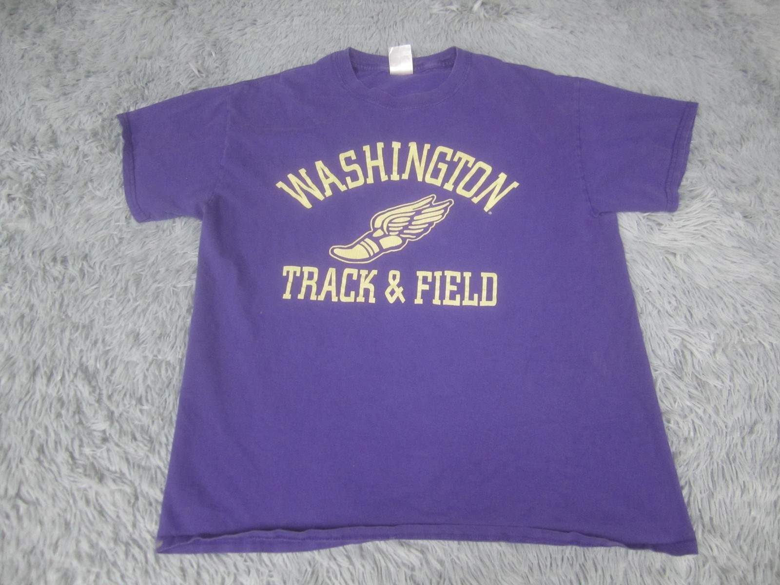 Washington Track & Field Shirt Mens Large Purple New Agenda Running Graphic Tee gallery
