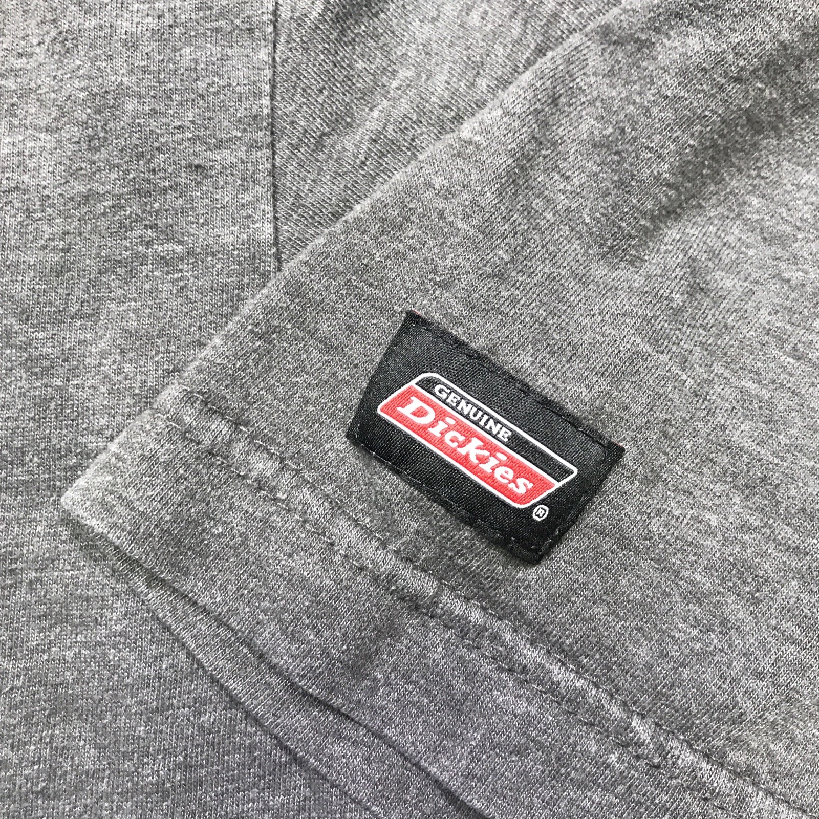 Dickies Gray Short Sleeve Mens XL Pullover Performance Work Shirt Pocket Cot Pol gallery
