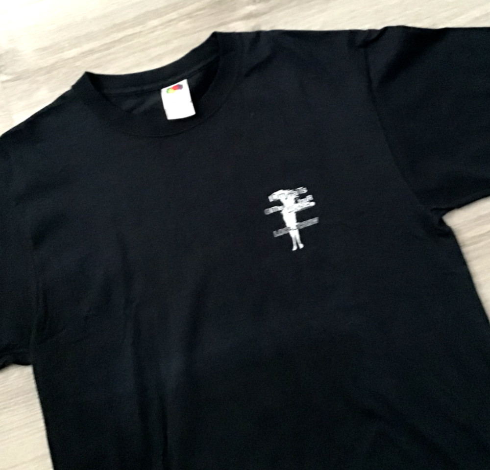 Tom Waits Glitter & Doom Tour ‘Local Crew’ T Shirt – Size L (p2p 20.5″) – Black