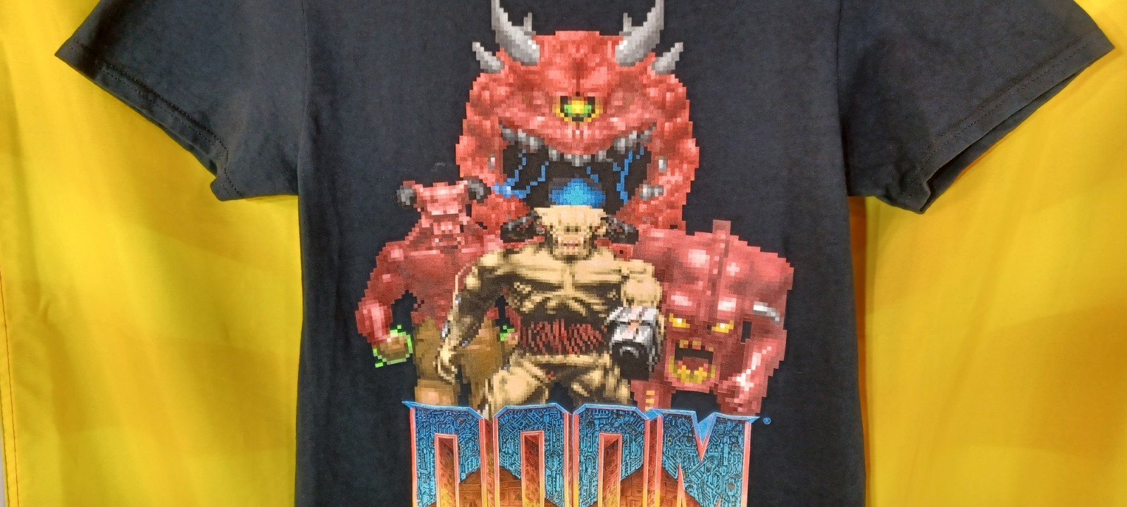 Doom Classic Shirt Cast Of Demons 😈 Doom Slayer Bethesda Games Cacodemon 🔥🔥 gallery