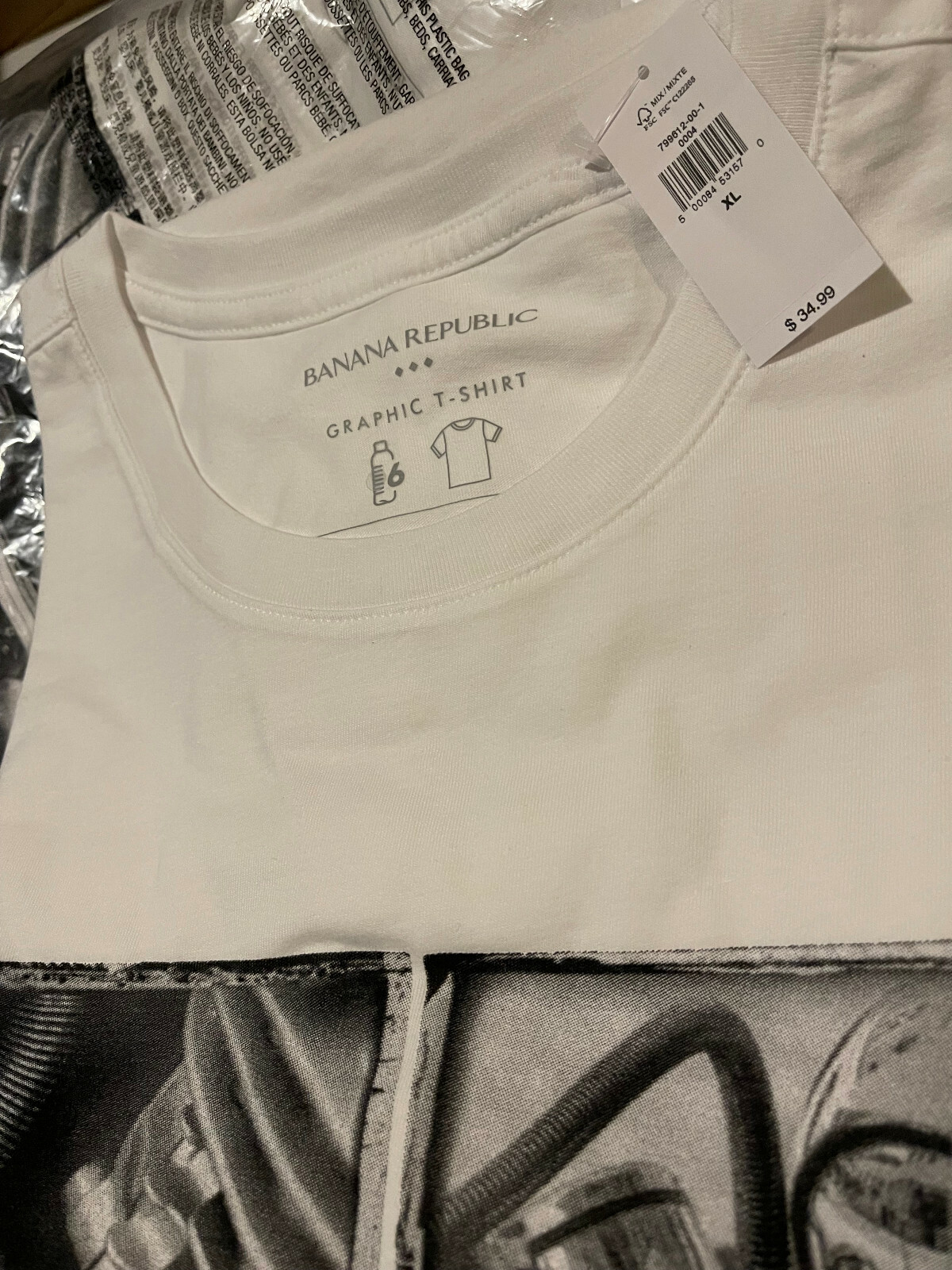 Banana Republic Men's Short Sleeve Trendy T-Shirts, S M L XL XXL, Choice - NEW gallery