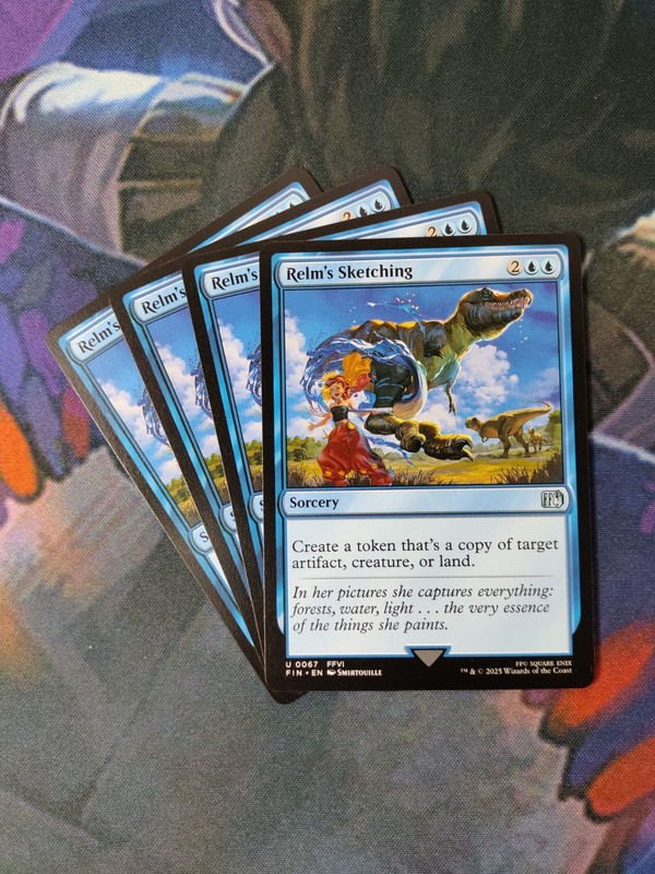 Relm’s Sketching x 4 | *% Off 2+ | Final Fantasy | NM | MTG