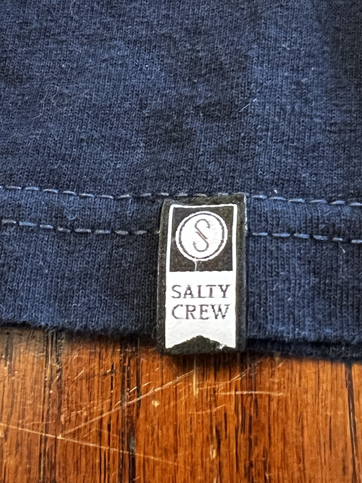 Salty Crew Shirt Mens Medium Blue Long Sleeve Thrill Seekers And Risk Takers gallery