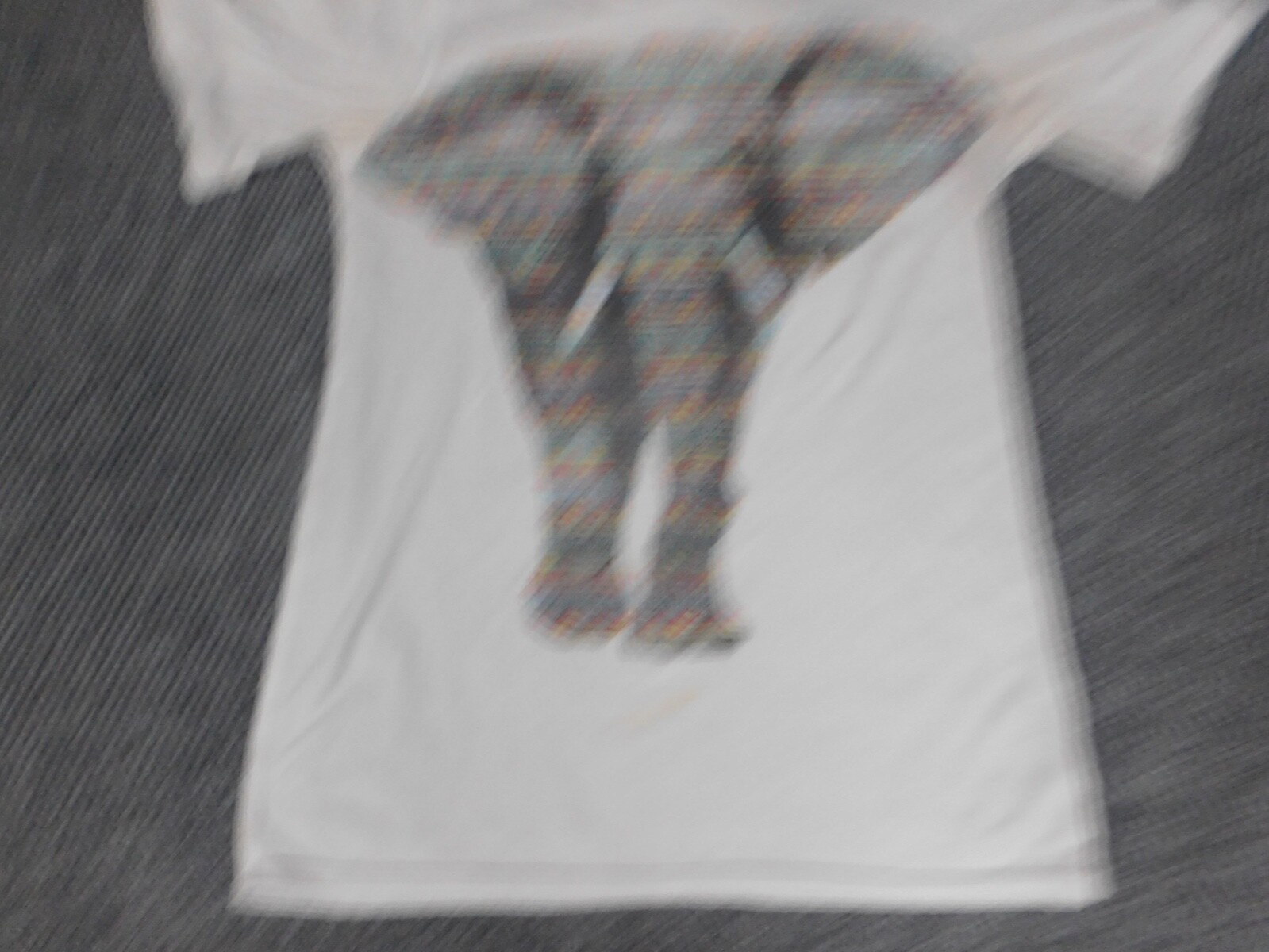 Russell Mens Shirt Small White elephant stretch graphic gallery