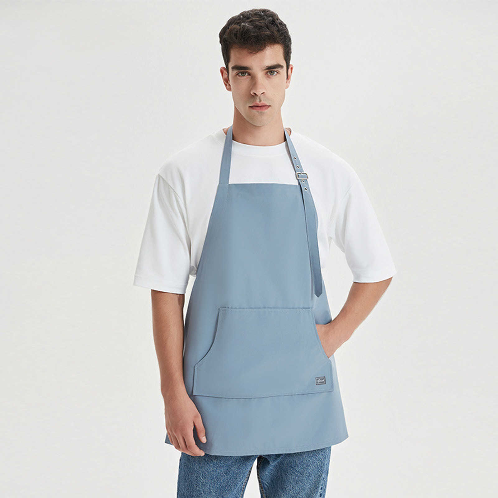 Silver Fiber EMF Shielding Apron Anti-Radiation EMI Kitchen Computer Blue/Green