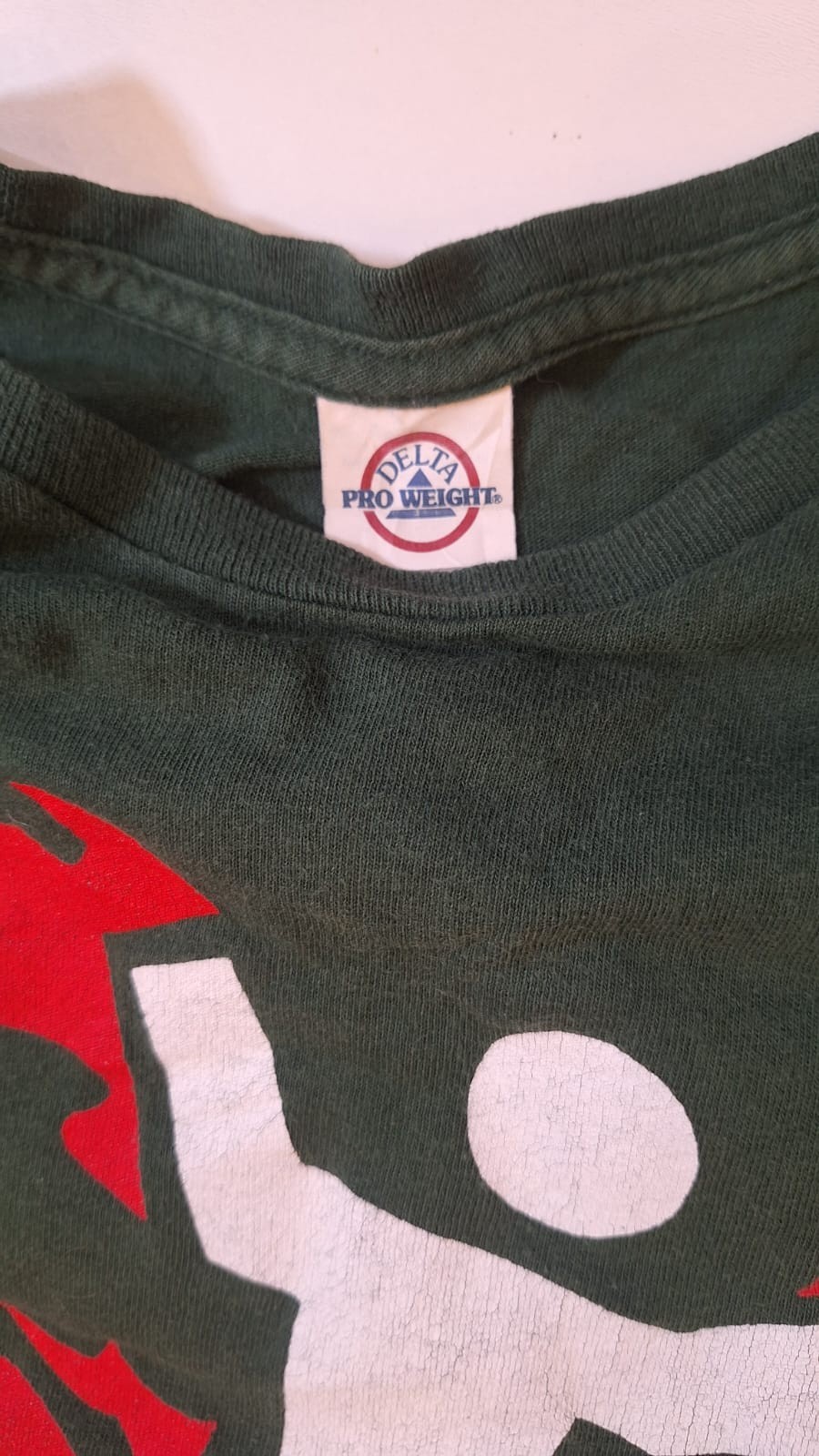 Vintage Delta Pro Weight "I Tried It At Home" Graphic T-Shirt Green Size 2XL gallery