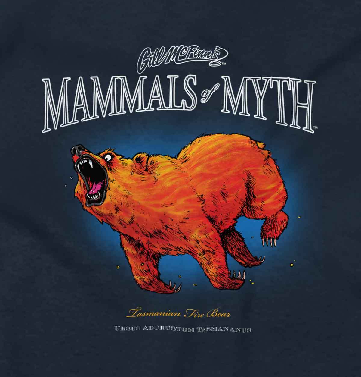 Gill McFinns Cartoon Mythical Fish Mammals Womens or Mens Crewneck T Shirt Tee gallery