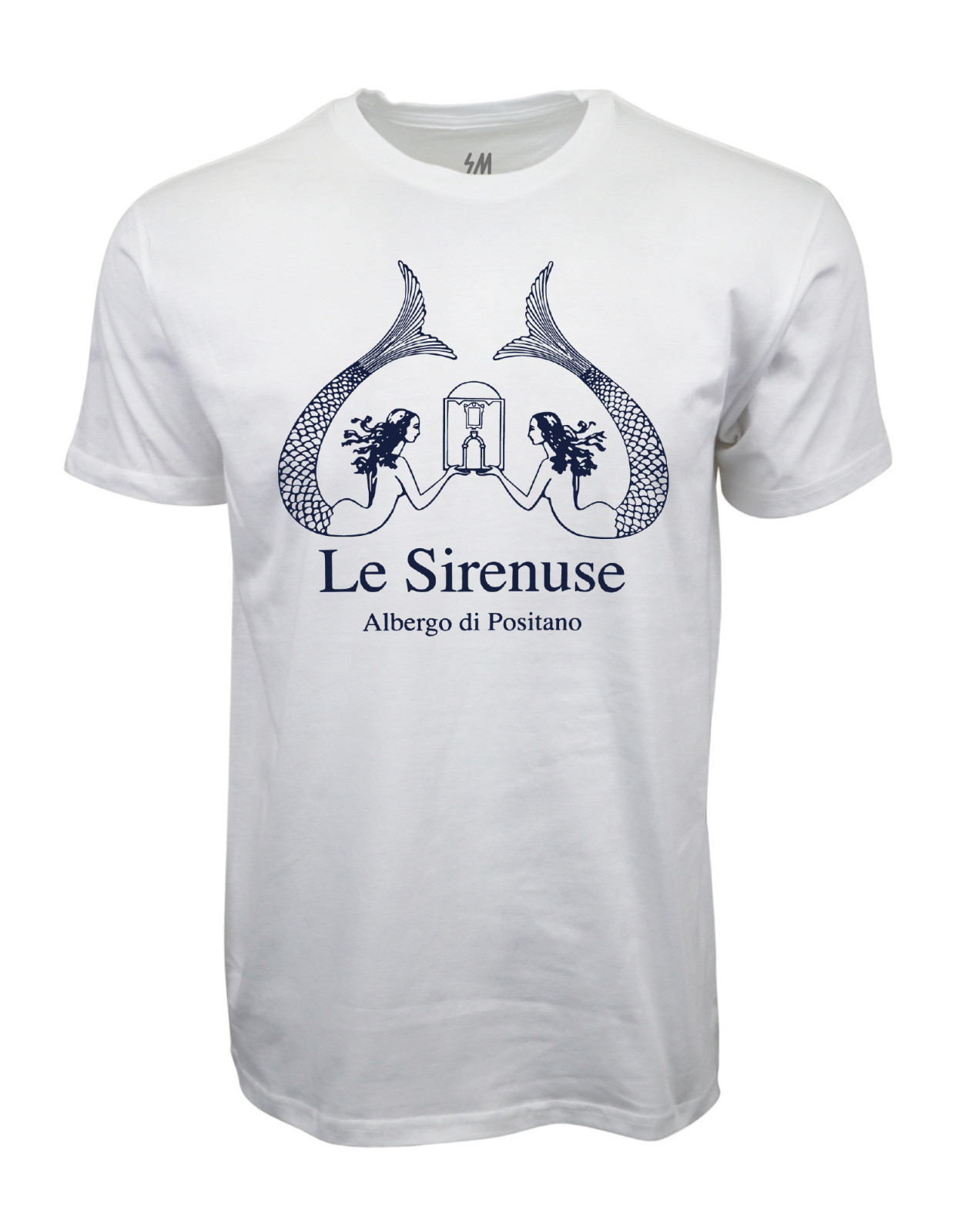 Le Sirenuse White Graphic Tee gallery