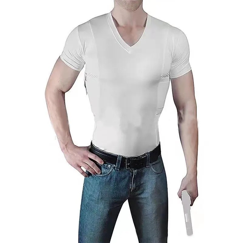 Concealment Clothes Men’S Crew Neck Undercover- Concealed Holster Carry Tops :) gallery