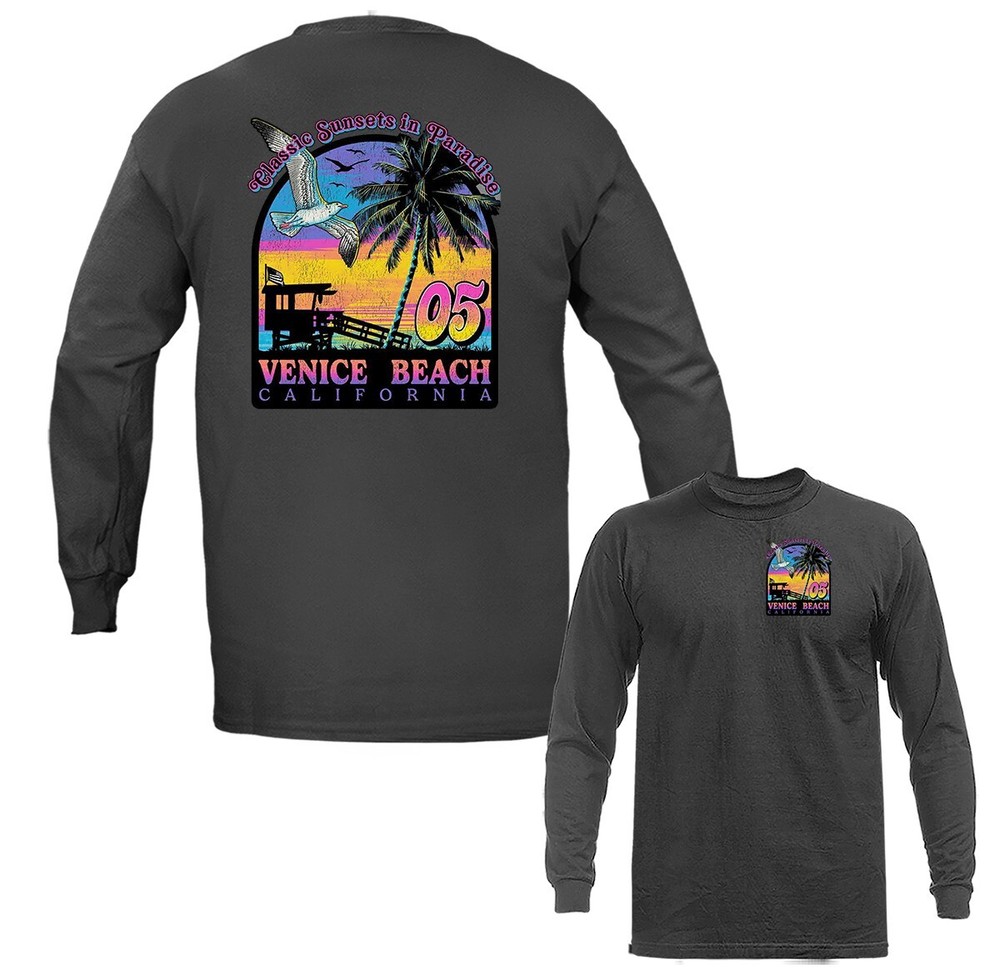 Classic Sunsets in Paradise Venice Beach California Long Sleeve