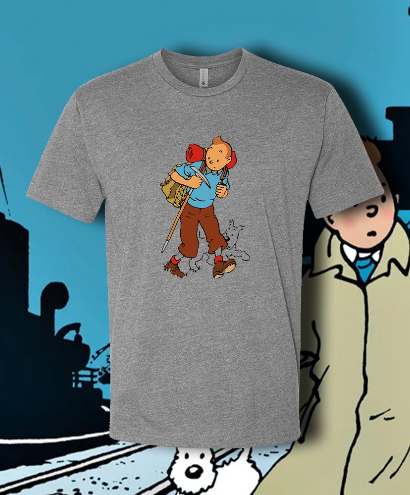 Les Aventures De Tintin T shirt Adult & Youth sizes FAST SHIP!! gallery