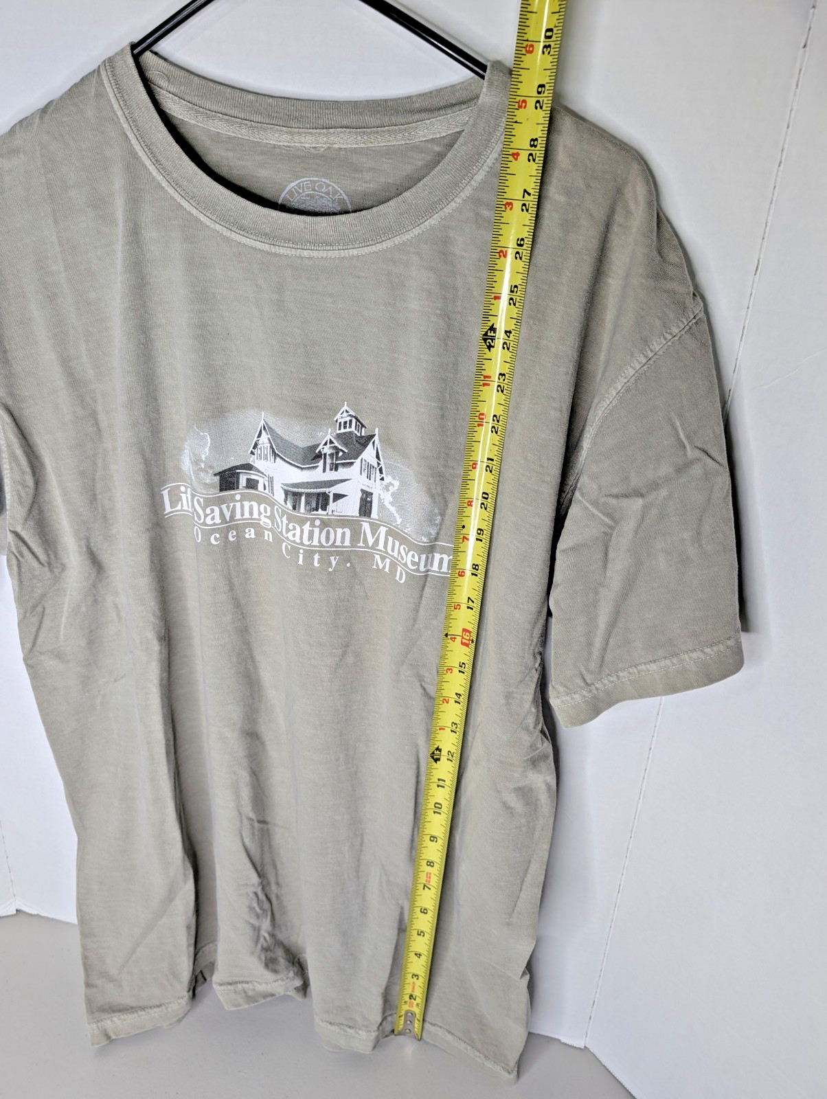 Mens Large T Shirt Live Oak Brand Life-Saving Station Museum OCMD Maryland GOOD gallery
