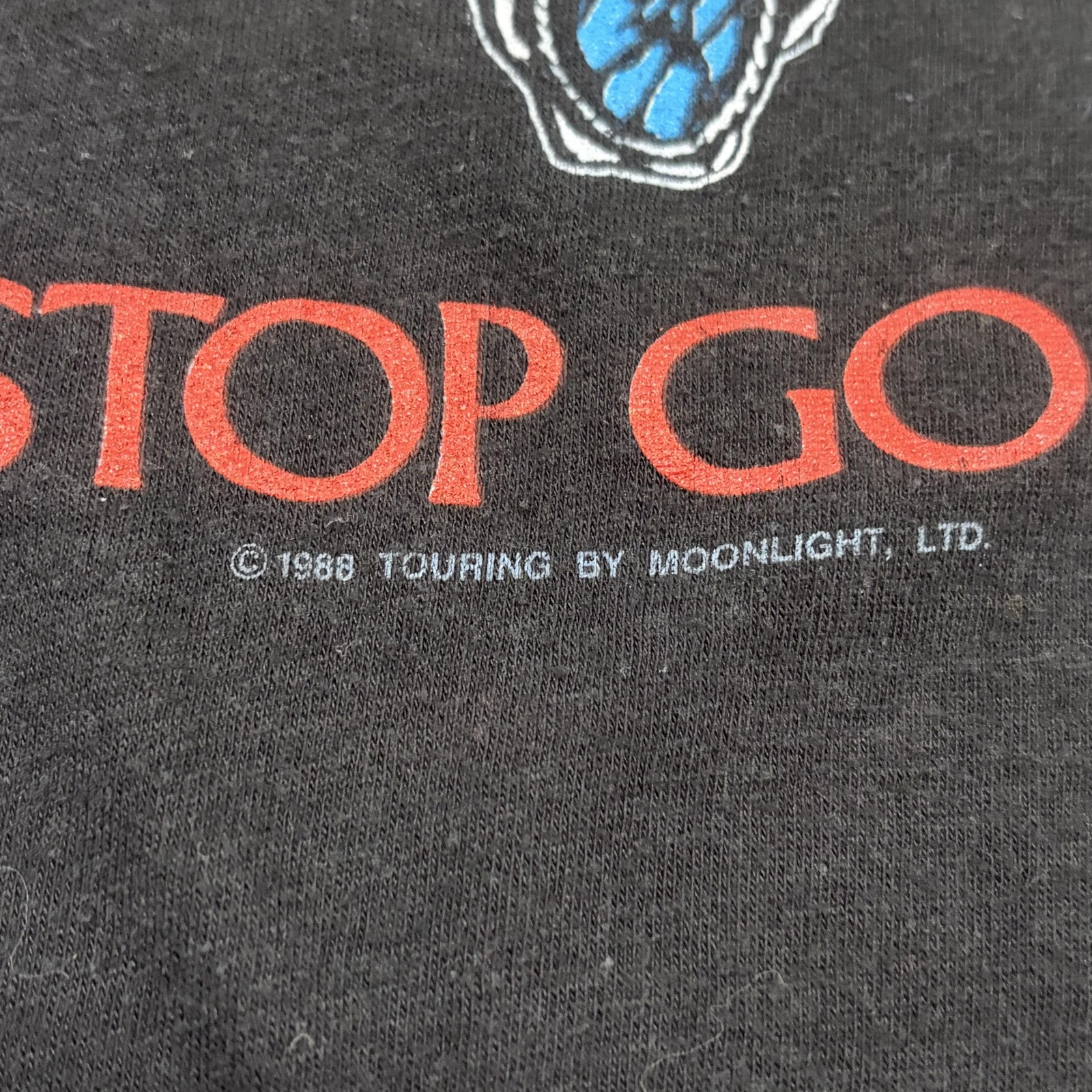 Vintage Robert Plant Shirt Mens Large Black 1988 Non Stop Go Tour Band Tee gallery
