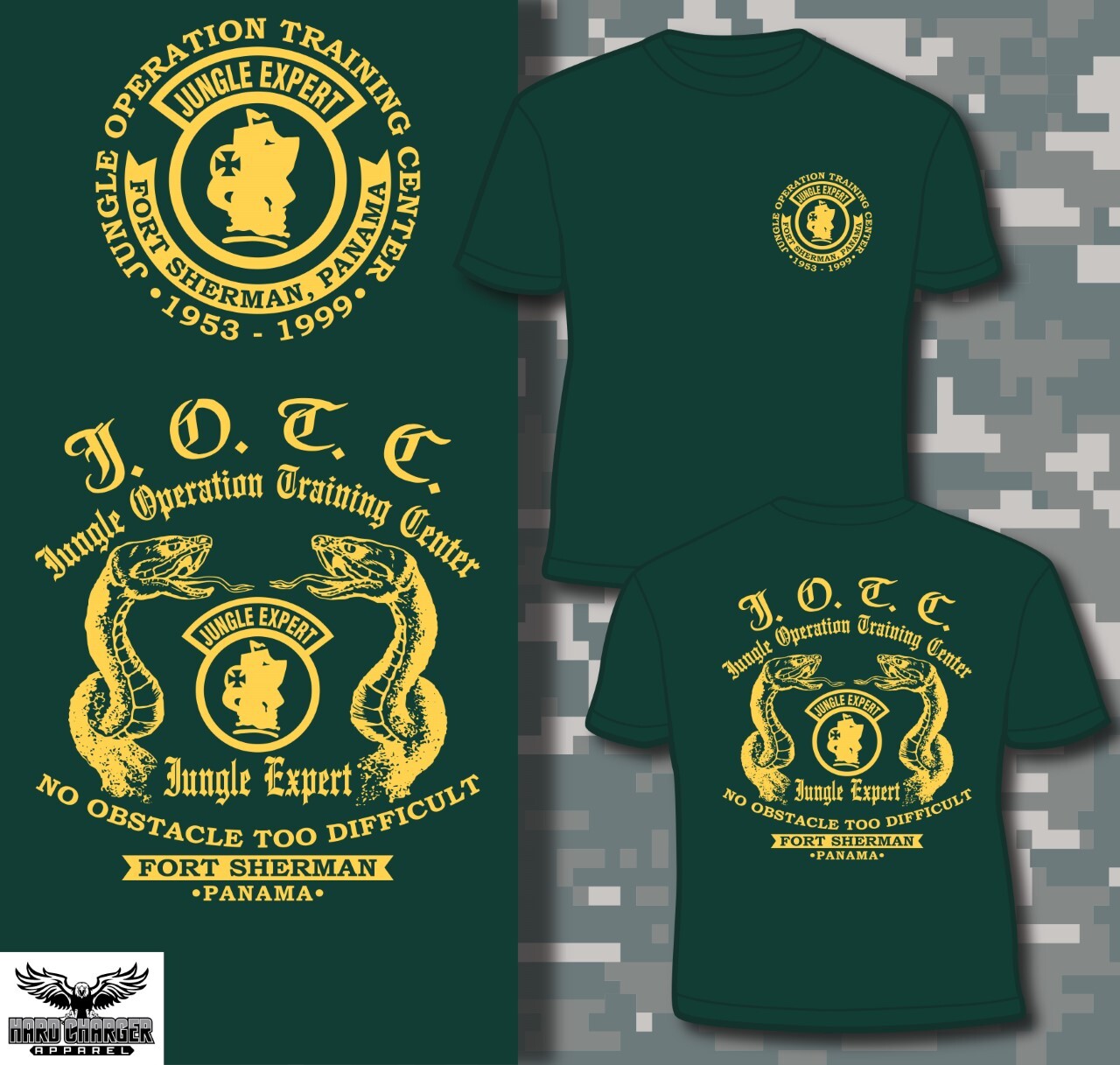 Ft. Sherman Jungle Operations Training Center Panama JOTC Jungle School T-shirt gallery