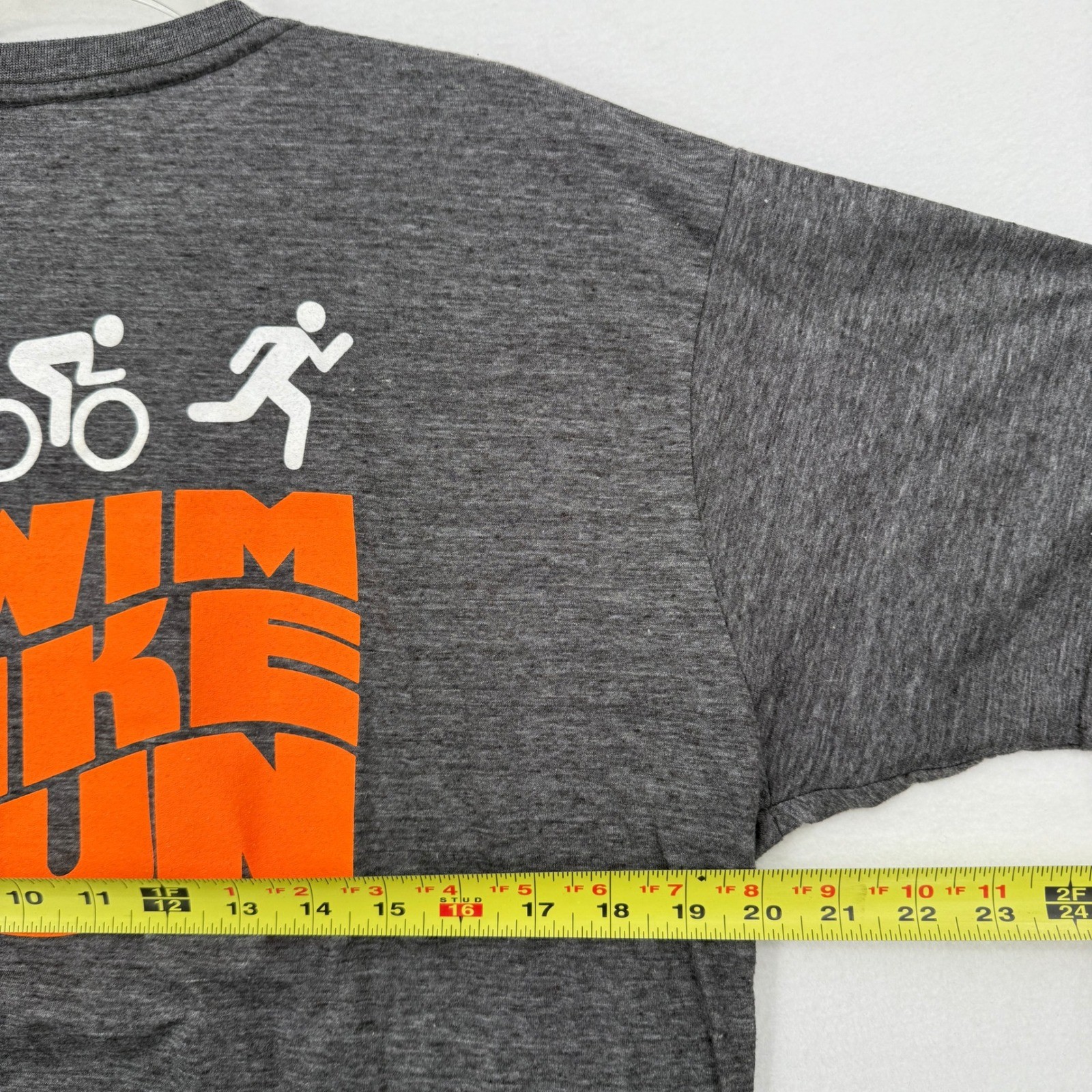 Pearl Izumi T-Shirt Mens Large Gray Fleet Feet Training Swim Bike Run Triathlon gallery