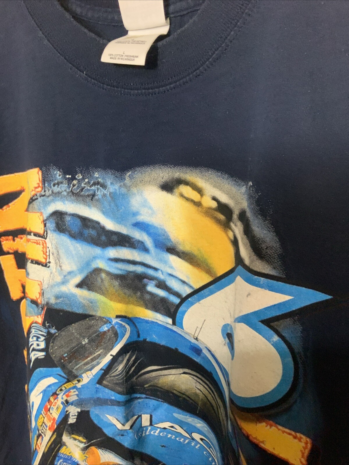 Vintage Mark Martin Ford Racing Y2K NASCAR Shirt L Collectible DEADSTOCK gallery