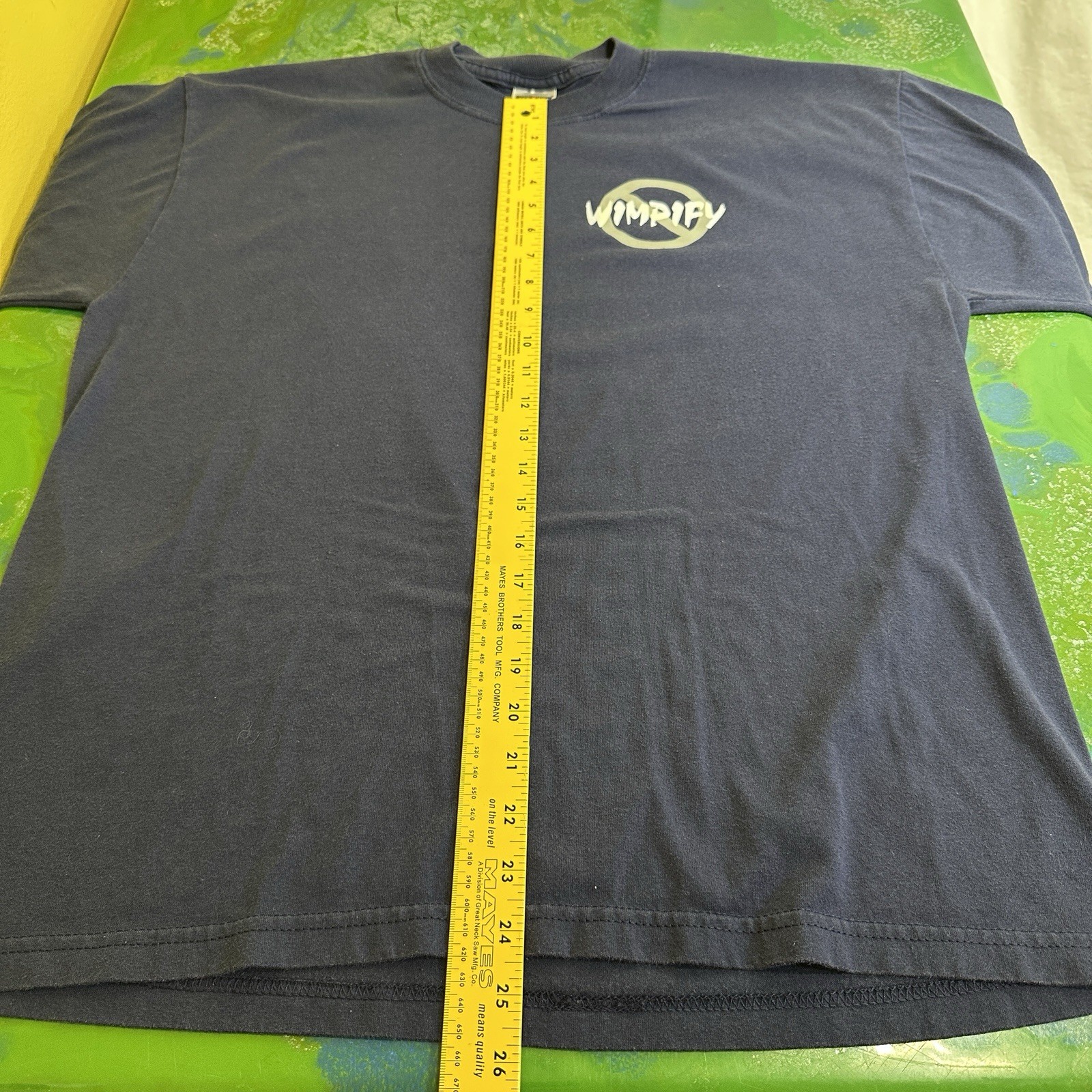 Vintage Y2K Double Sided Wimpify Obstacles Large T-Shirt Punk Streetwear Funky L gallery