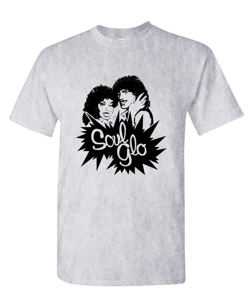 SOUL GLO - funny retro 80's movie comedy - Mens Cotton T-Shirt gallery