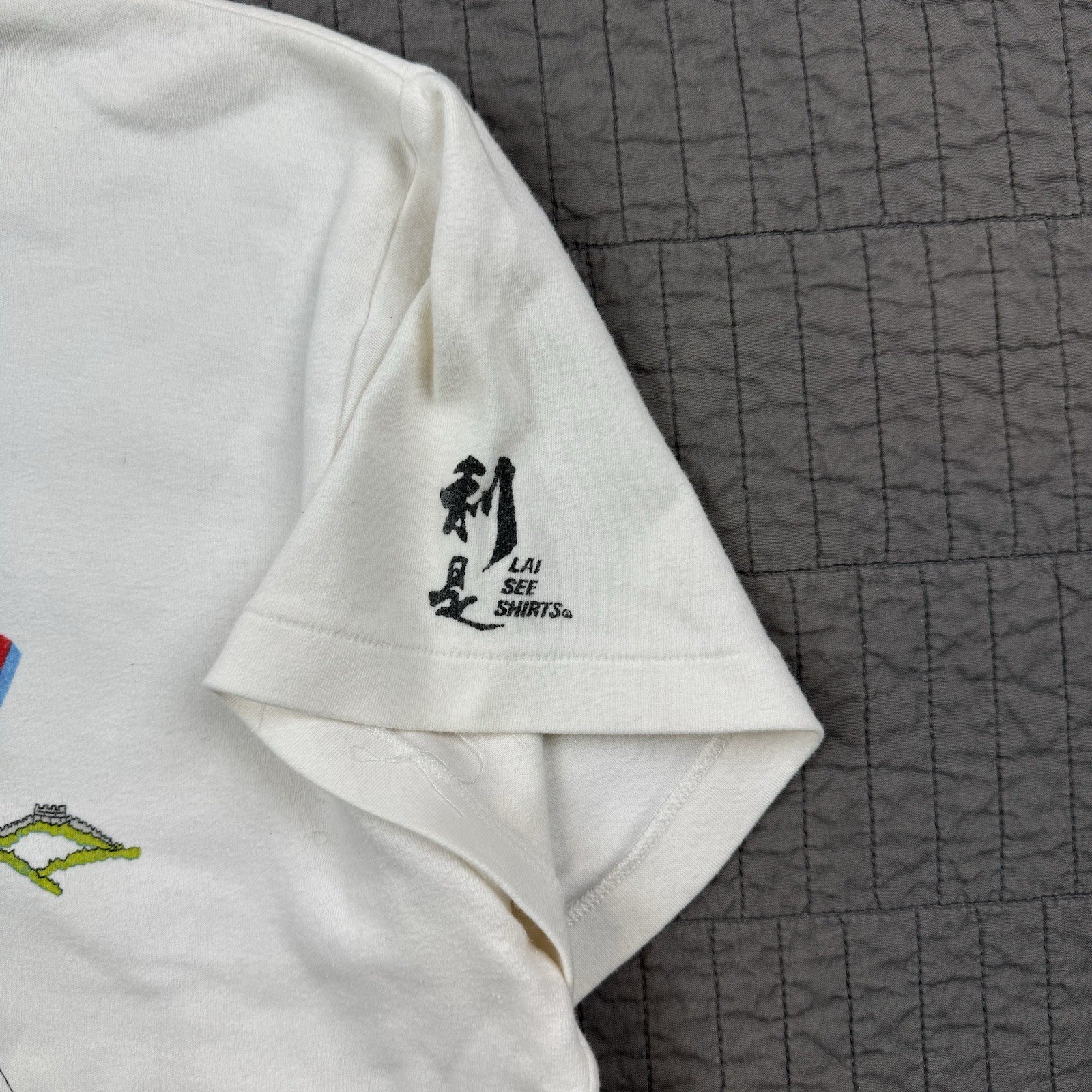 Vintage Lai See Shirts T Shirt Men's XL White I Survived China Single Stitch gallery